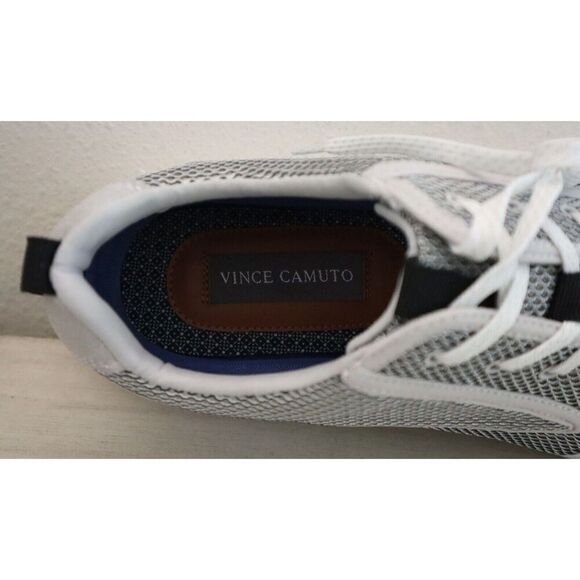Vince Camuto Men's Sz 10M White/Nimbus 2-Tone Emmitt Mesh Sneakers - Picture 5 of 11